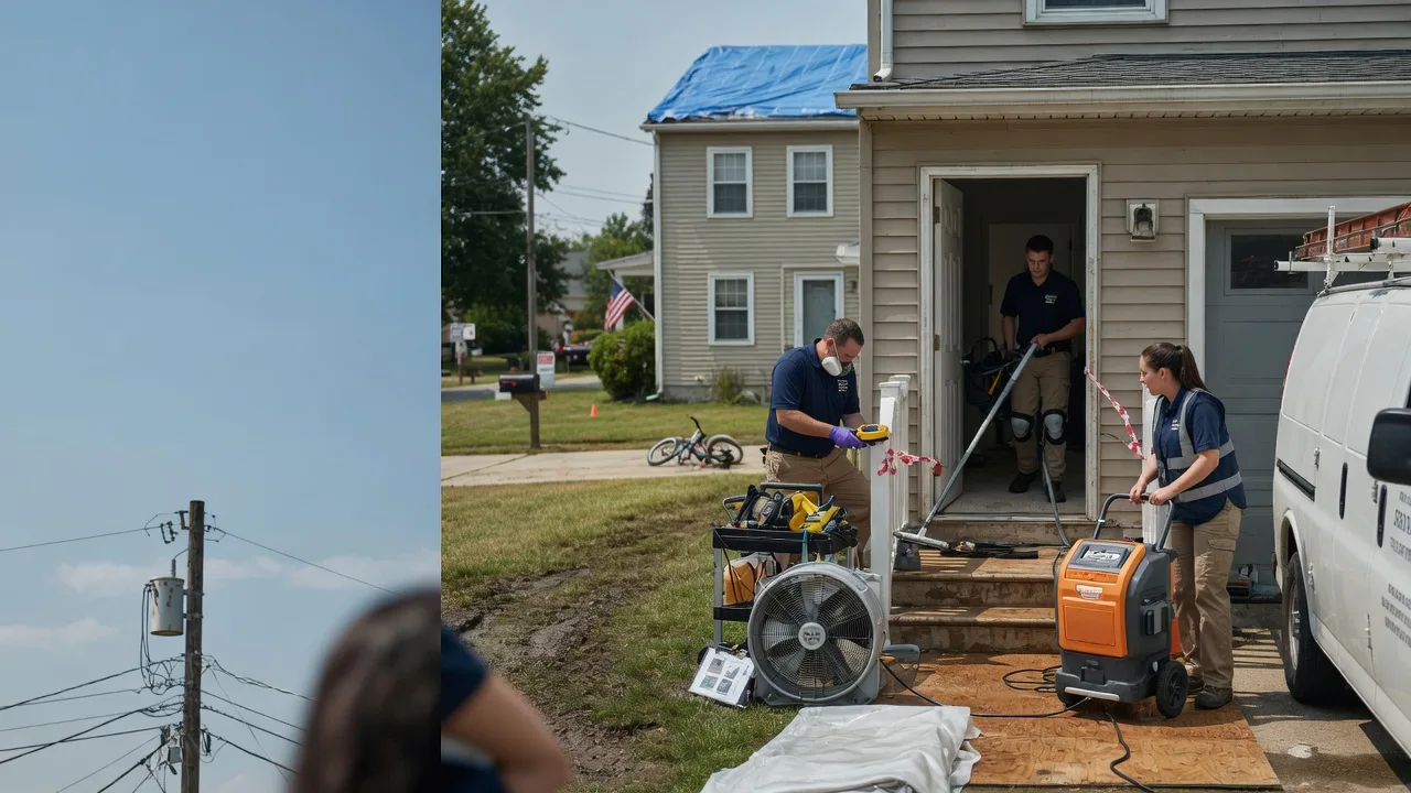 Water Damage Repair in Pineville, NC near me